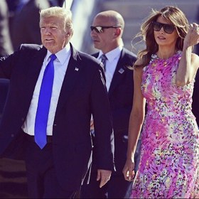 Melania Trump je první dámou USA a manželkou prezidenta Donalda Trumpa.