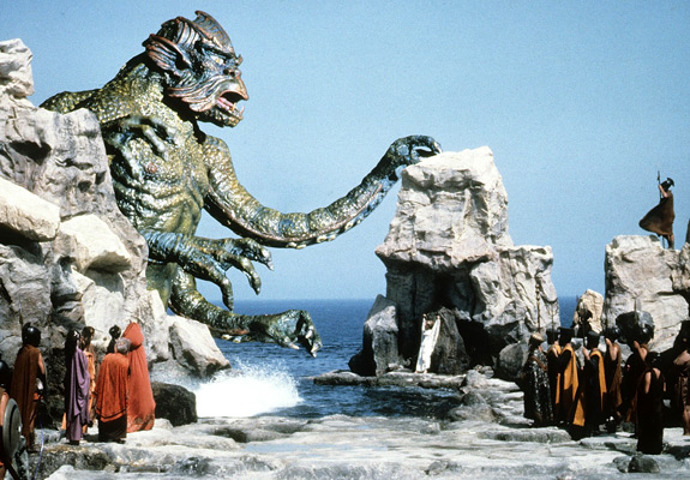 Kraken - další skvělá loutka z dílny mistra speciálních efektů Raye Harryhausena.
