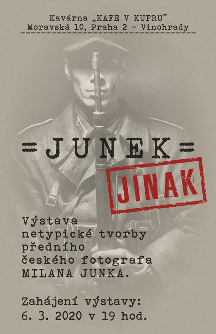 Výstava netypické tvorby předního českého fotografa Milana Junka proběhne 6.3.2020.