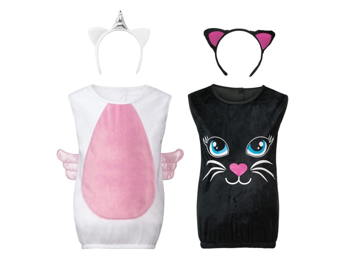 I zvířecí kostým může být slušivý. Co takhle jednorožec nebo přítulná kočička? To vše je k sehnání.