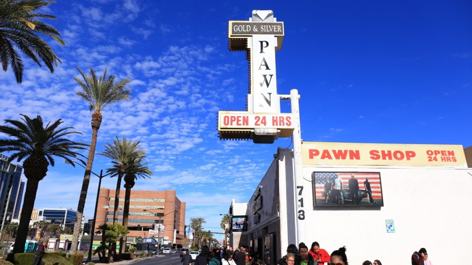Zastavárna Gold & Silver Pawn Shop v Las Vegas, ve které se natáčí televizní pořad Mistři zastavárny.