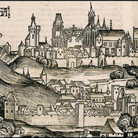  Takto měla vypadat Praha ve středověku již po rozsáhlém zásahu Karla.