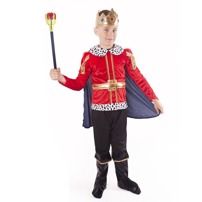 Králem se může stát i vaše dítě. Nezapomeňte na doplňky v podobě žezla a královské koruny.