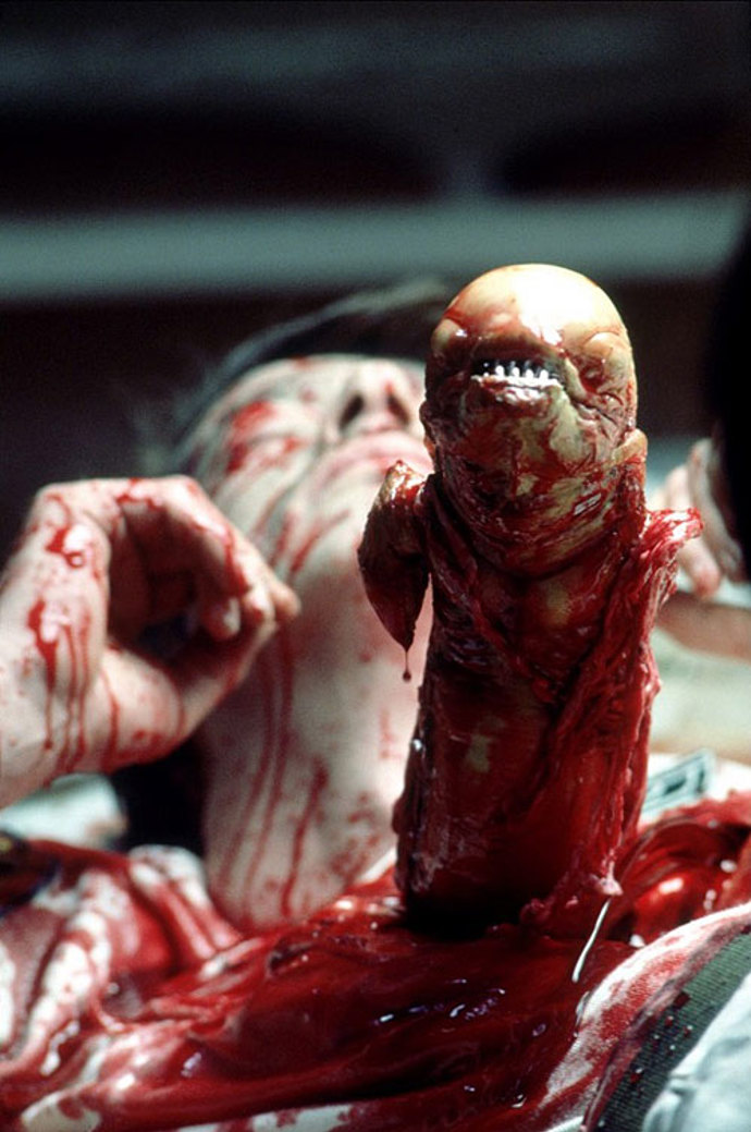 ...po několika hodinách vám prorazí hrudník tohle miminko.