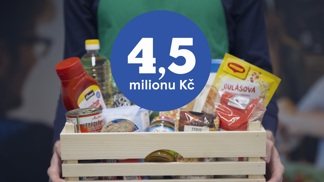 Potravinové banky rozdělí mezi potřebné potraviny za 4 a půl milionu korun