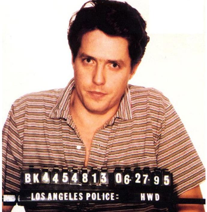 Policie v Los Angeles Granta v roce 1995 zatkla kvůli jeho intimnímu spojení s prostitutkou. 