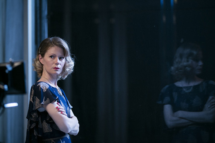 Herečce Hanně Alström se podařilo během natáčení otěhotnět.