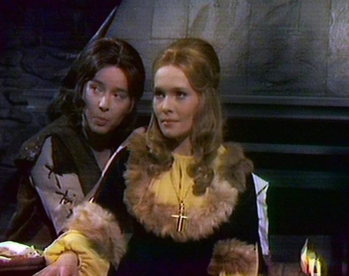 Libuše Geprtová ve filmu Ohnivý máj v roce 1974. 