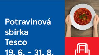 Potravinová pomoc pomůže zmírnit dopady pandemie. Tesco vyhlásilo letní sbírku potravin