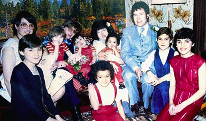 Celá rodina Westových. 