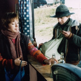 Tatiana v roli prodavačky Božky.