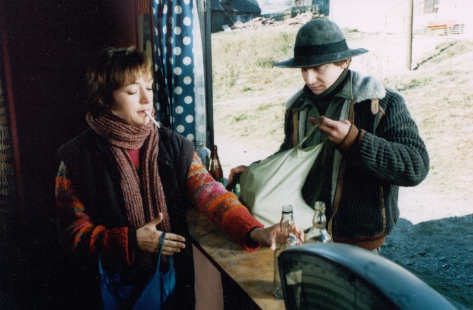 Tatiana v roli prodavačky Božky.