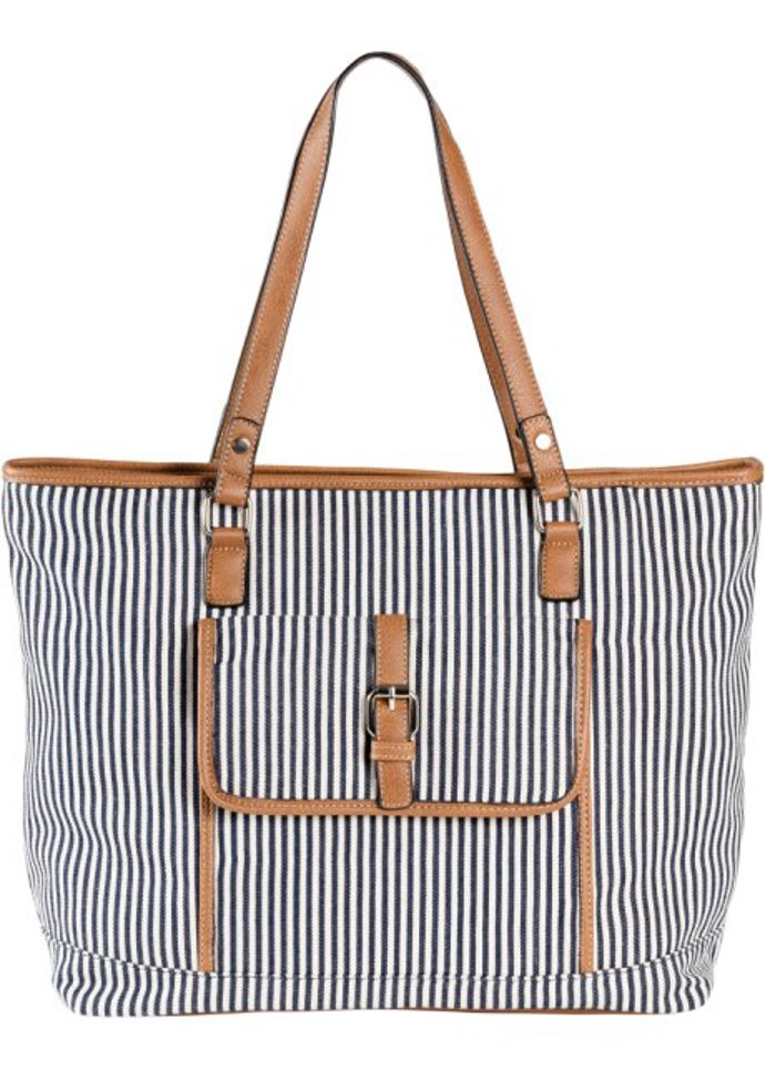 Zajímavým a užitečným detailem je u větších kabelek také zapínací přední kapsa.
