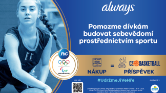 Dívky ztrácejí v dospívání zájem o sport a trápí je i nízké sebevědomí. Značka Always chce dívky udržet ve hře. Zapojte se do pomoci i vy!