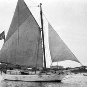 Plachetnice Spray, na které obeplul svět.