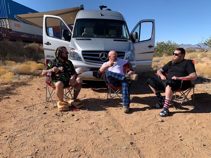 Jako rodina: Chumlee, Corey a Rick. 