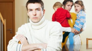 muž, žena, děti, rodina