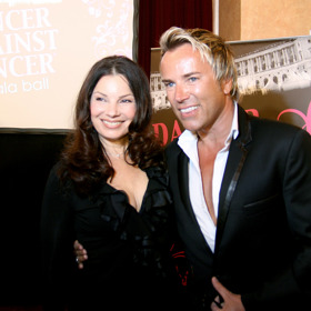 Fran Drechser na snímku s tanečníkem Uwem Krögerem.