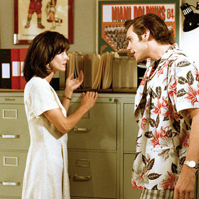 Jim Carrey přistupoval k natáčení opravdu svědomitě. Kupříkladu si vymyslel vlastní hlášky.
