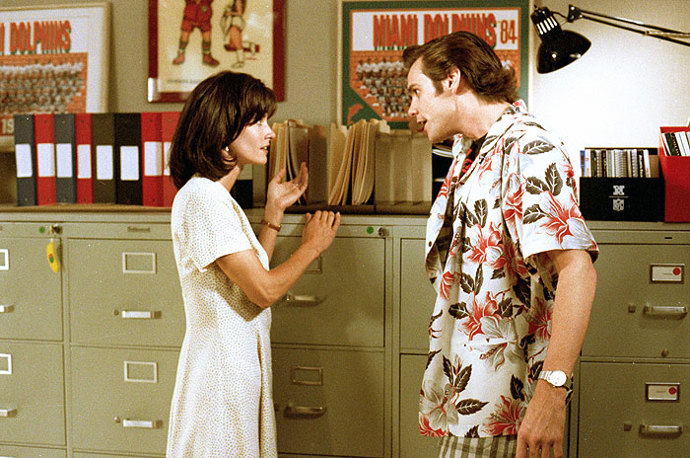 Jim Carrey přistupoval k natáčení opravdu svědomitě. Kupříkladu si vymyslel vlastní hlášky.
