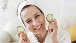 hydratace, pleť, okurka