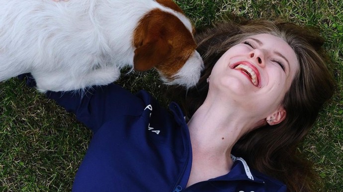 ...se kterým ráda chodí ven.
