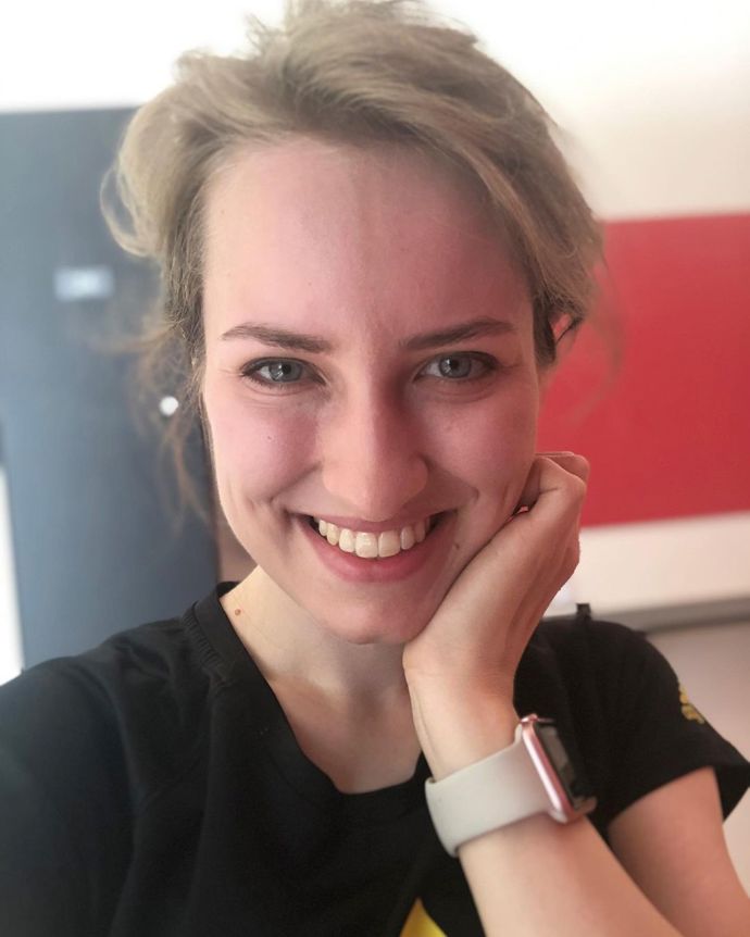 Kromě jídla Pavlína Lubojatzky také ráda cvičí. 
