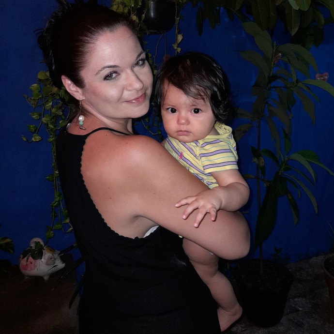 Stala se dokonce kmotrou malé Victorie.