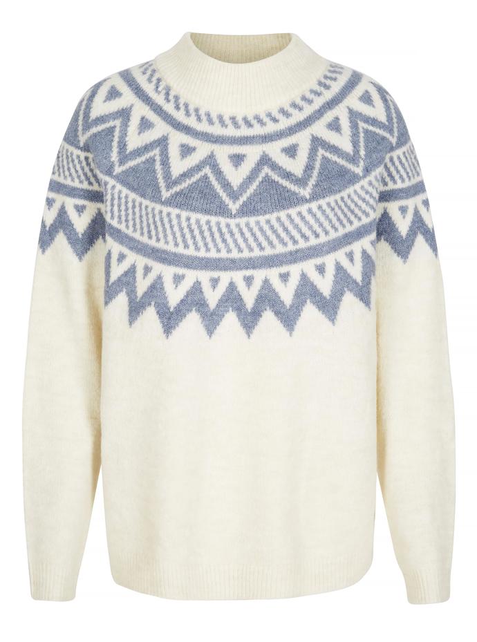 Svetr Fair Isle se stojáčkem, 899 Kč.
