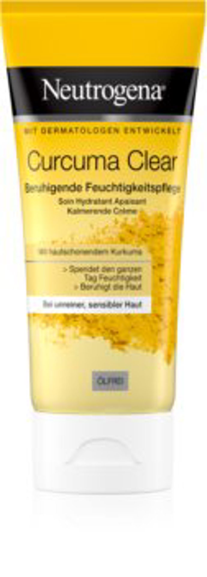 Lehký hydratační krém Curcuma Clear, 145 Kč.