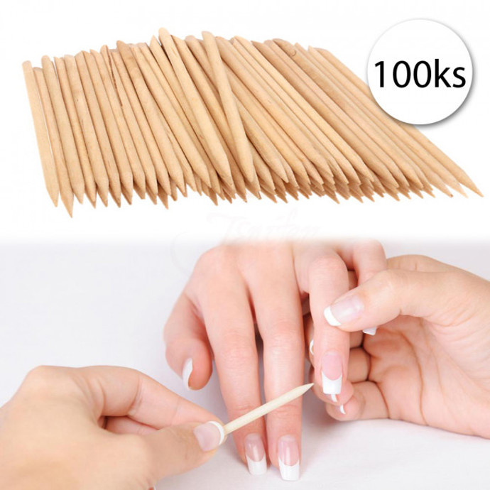 Pomerančové dřívko na nehty, 105/100 kusů.