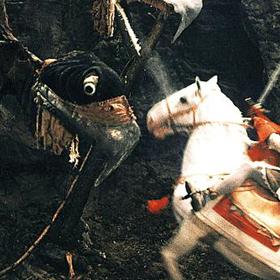 Princ Bajaja: Mluvící kůň, princezna Slavěna a hrozivý drak.