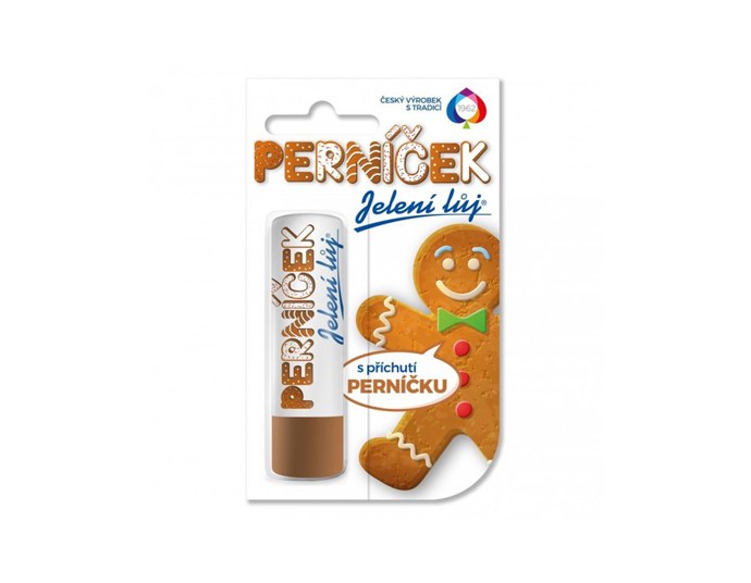 
Jelení lůj s příchutí perníčku, 29 Kč.