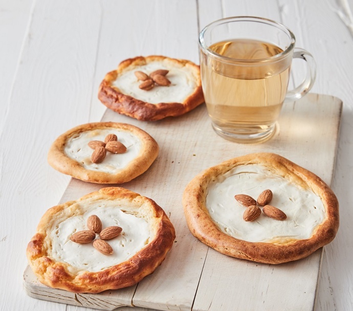 Houstičky s tvarohovou pomazánkou