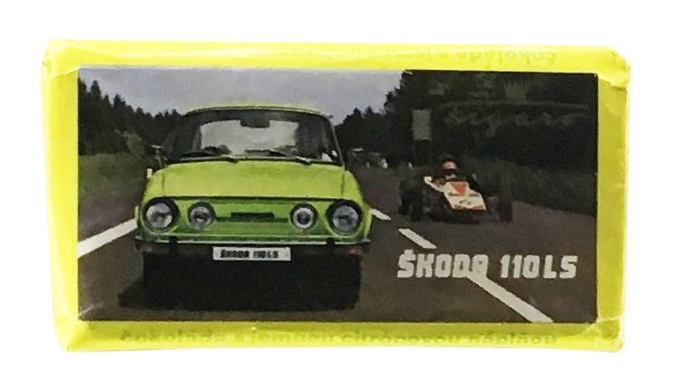 Malé čokolády s fotografiemi tehdejších moderních automobilů - také jste se snažili nasbírat všechny? 