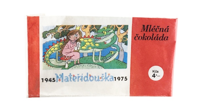 Čokoláda Mateřídouška stála 4 Kčs. Nebylo to úplně málo, ale za ten obrázek to stálo... 