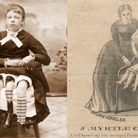 Myrtle Corbinová stíhala vydělávat jako kuriozita v cirkusu, ale také se starat o běžné věci v domácnosti. 