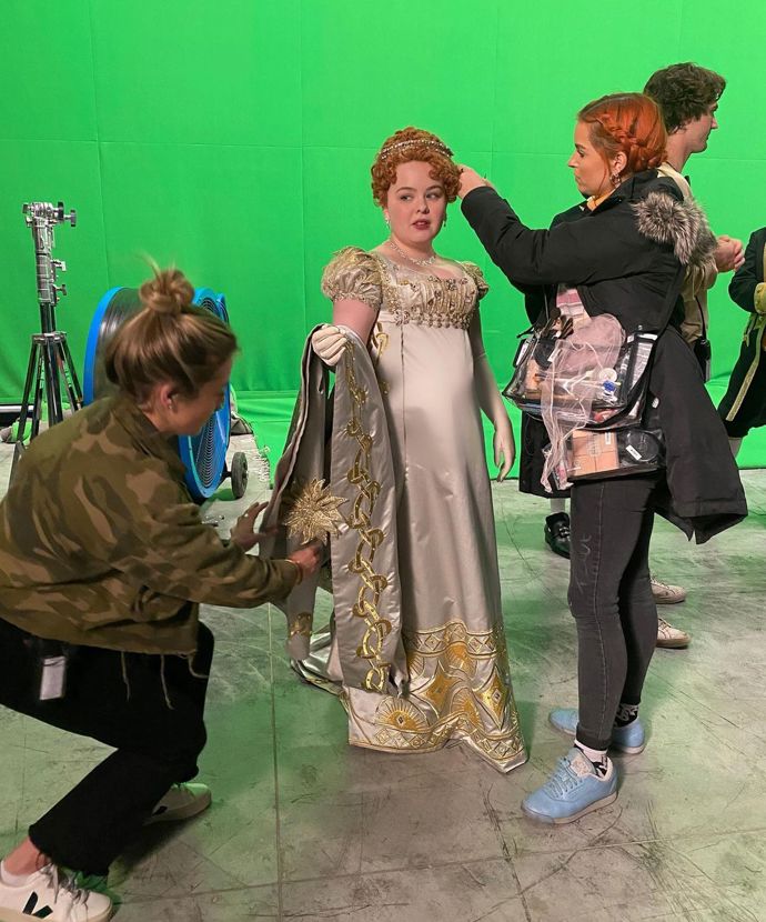 Mnoho lidí si myslelo, že má herečka zrzavé vlasy i ve skutečnosti. Byla to však jen paruka.
