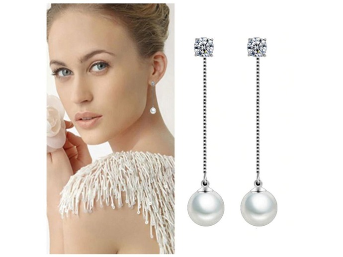 Tento druh náušnic se skvěle hodí pro obličej ve tvaru srdce, který správně vyváží.