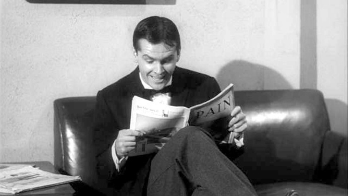 Málo se ví, že držitel tří Oscarů Jack Nicholson začínal před víc jak sedmdesáti lety v hororech Rogera Cormana. Snímek pochází z kultovního Malého obchodu hrůz (1960) o nenasytné masožravé rostlině...