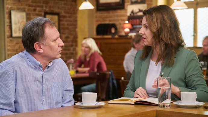 Martina Randová se jako Kateřina bude už brzy poznávat se všemi štamgasty i náhodnými hosty své nové restaurace.