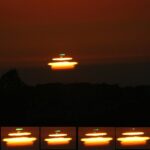 Zelený záblesk nebo také paprsek můžeme vidět při východu a západu slunce.