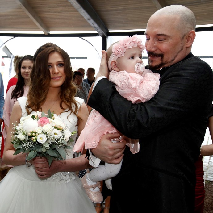 Svatebního obřadu se účastnila také malá Natálka.