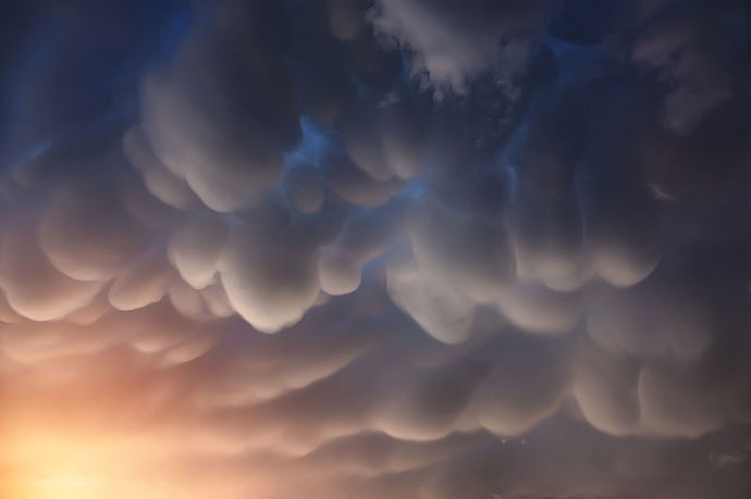 Bouřková mračna typu mamma by někdo mohl považovat za sexy...