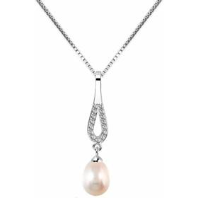 Maya - přívěsek s pravou říční růžovou perlou, Moon Pearls, 1030 Kč