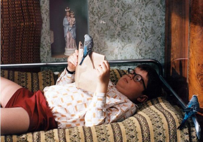 Jan Zahálka, představitel malého Kvída, si za honorář koupil počítač.