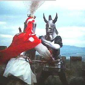 Na natáčení pohádky Princ Bajaja se bojovalo se skutečnými zbraněmi.