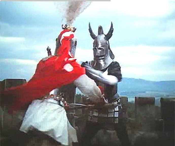 Na natáčení pohádky Princ Bajaja se bojovalo se skutečnými zbraněmi.