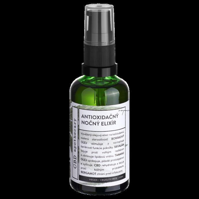 Antioxidační noční elixír (sérum) 350 mg CBD, 664 Kč

