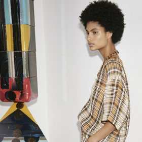 Pyžamo z letošní kolekce Victorie Beckham, které sama obléká.